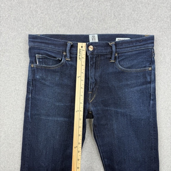 Hiroshi Kato Jeans Mens 32x28 Blue Indigo Raw The Pen Selvedge Slim Made In USA - Picture 14 of 16